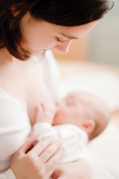 สัญชาตญาณการดูดนมแม่ของทารก